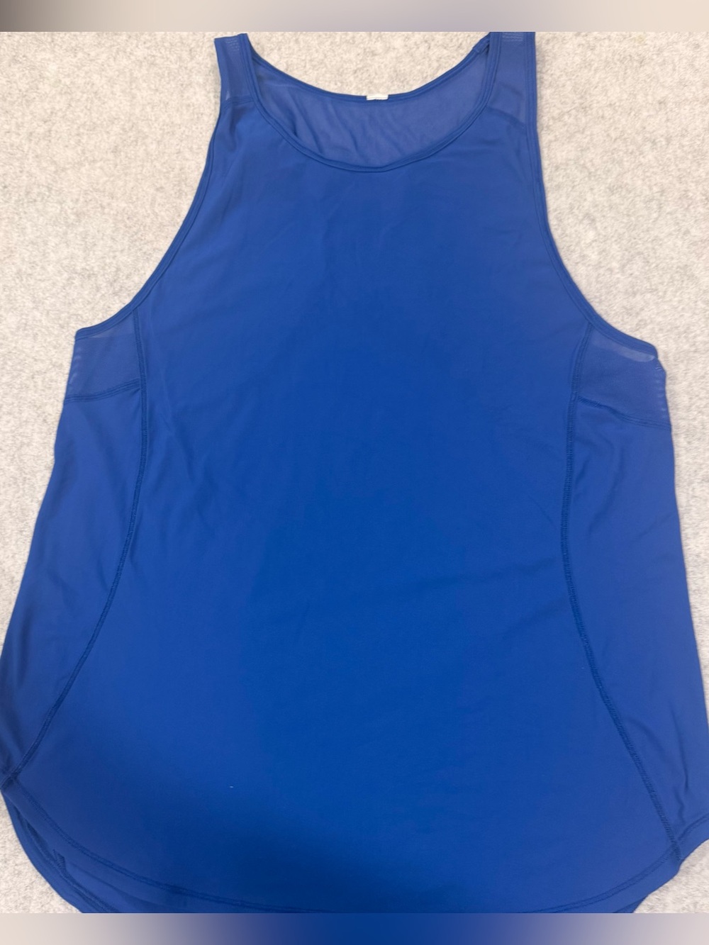 Lululemon Royal Blue Mesh Racerback Athletic Tank Top Women’s 17” Pit to Pit